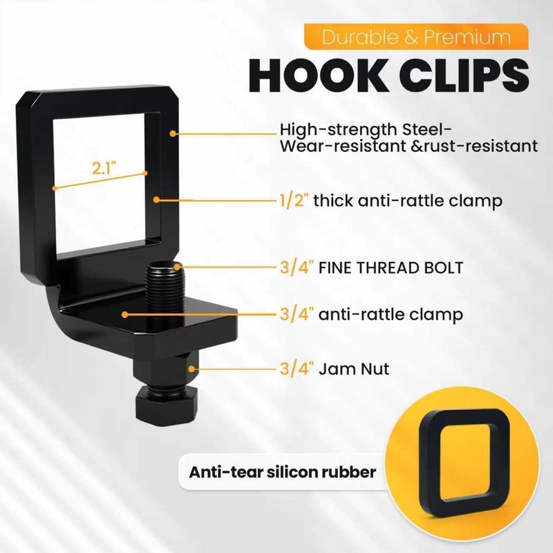 joytrace 2 inch Hitch Clamp, Anti Rattle Device for Trailer Hitch, Heavy Duty Hitch Tightener Stabilizer - Image 2